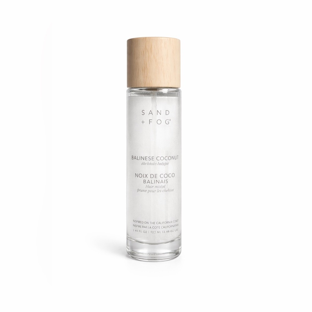 Sand + Fog Balinese Coconut Hair Mist - Clear